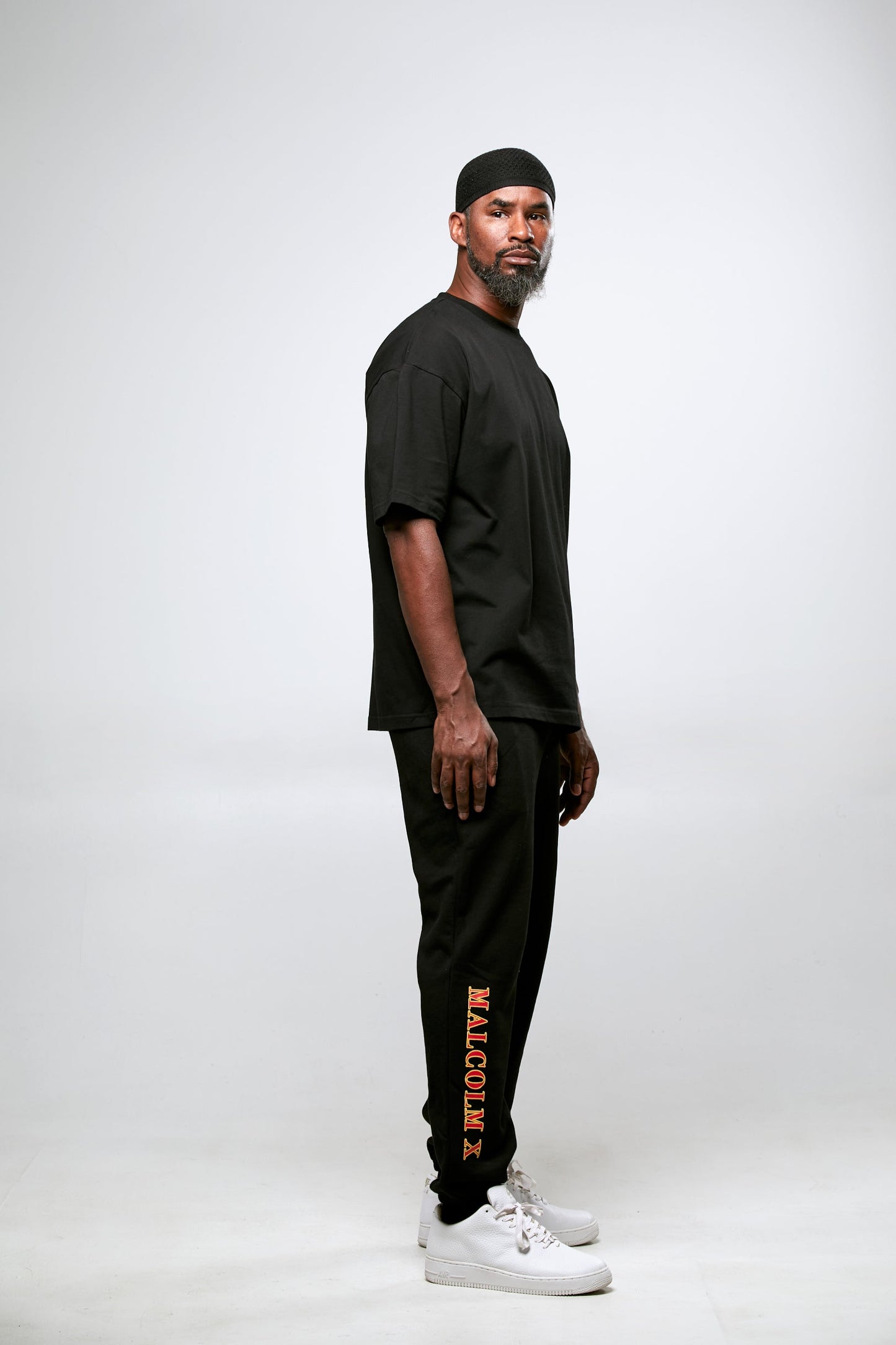 Malcolm X Sweatpants - Black